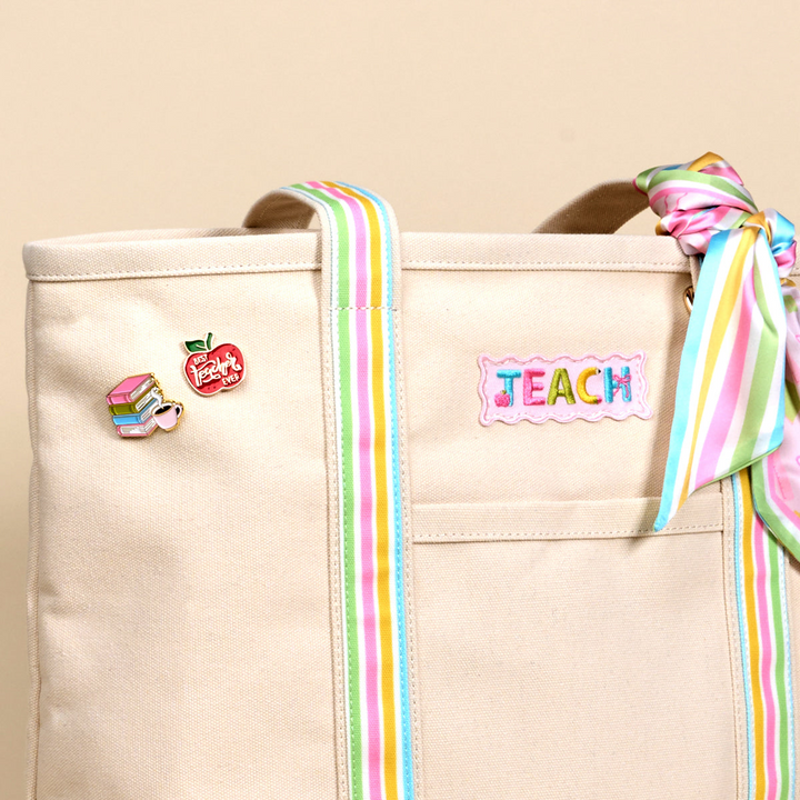 The Darling Canvas Tote Bag - School's In Session
