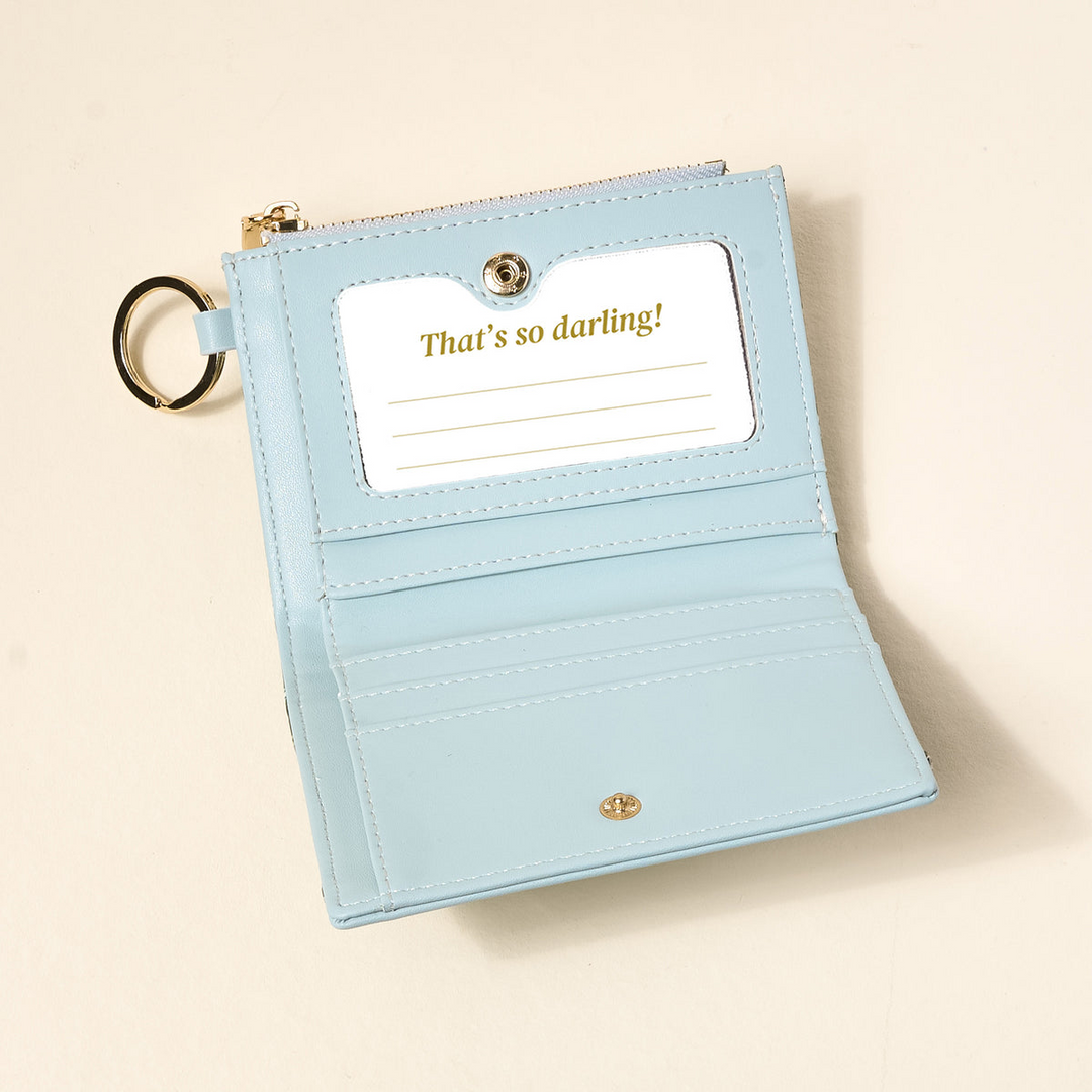 Luxe Pocket Wallet - Everbloom Forest Green