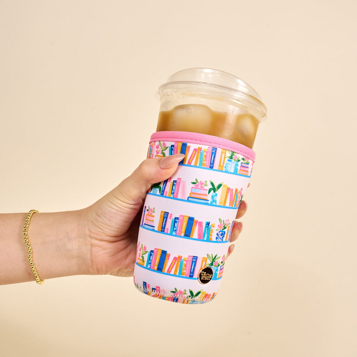 Sip Savvy Drink Sleeve - Book Shelfie (Large)