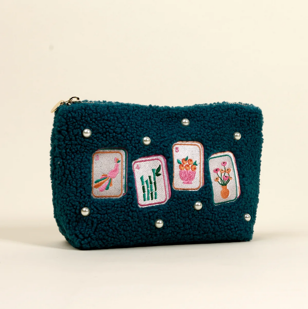 Teddy Pouch - It's Mahj Time