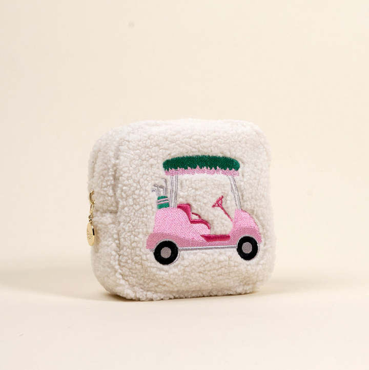 Teddy Pouch Square - Golf Cart