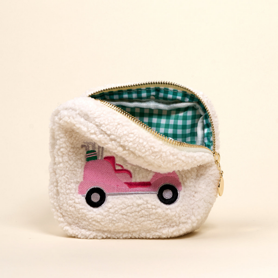 Teddy Pouch Square - Golf Cart