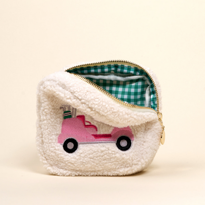 Teddy Pouch Square - Golf Cart