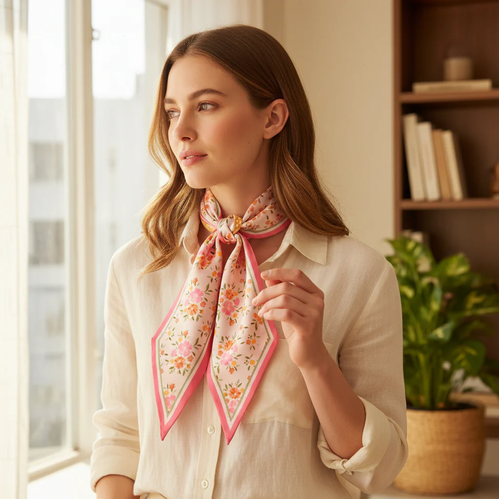 Twirl & Tie Scarf Accessory - Endless Daydream Cream