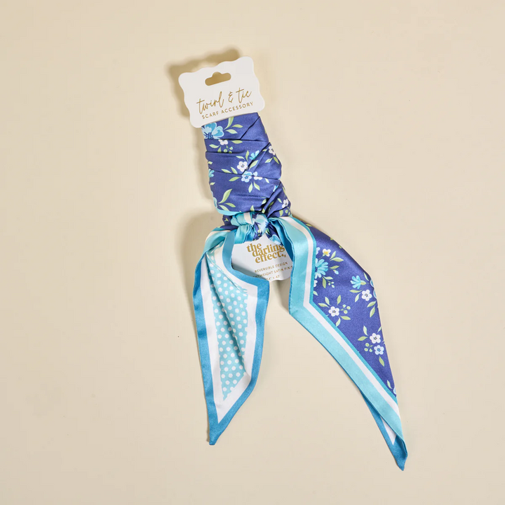 Twirl & Tie Scarf Accessory - Endless Daydream Navy