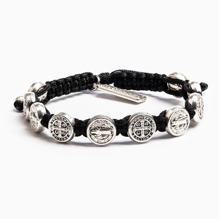 Confirmation Blessing Bracelet - Black/Silver