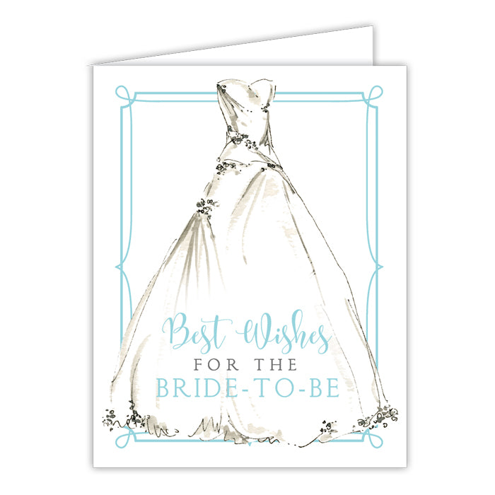 Greeting Card - Best Wishes For The Bride To Be