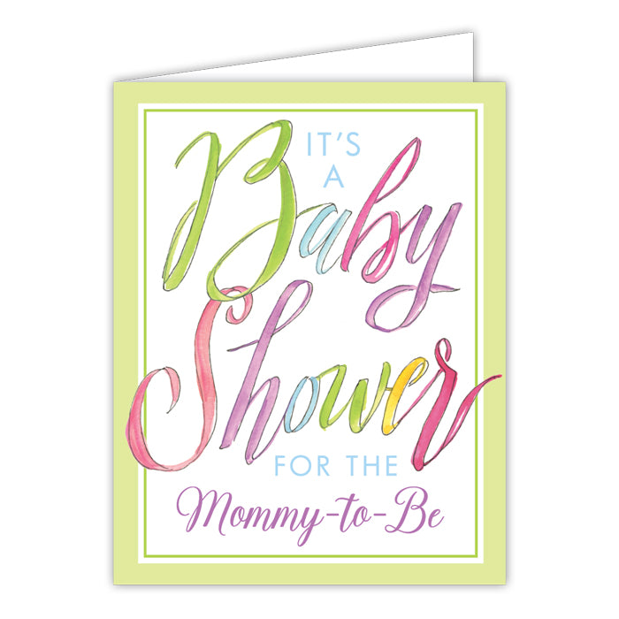 Greeting Card - It’s A Baby Shower For The Mommy To Be