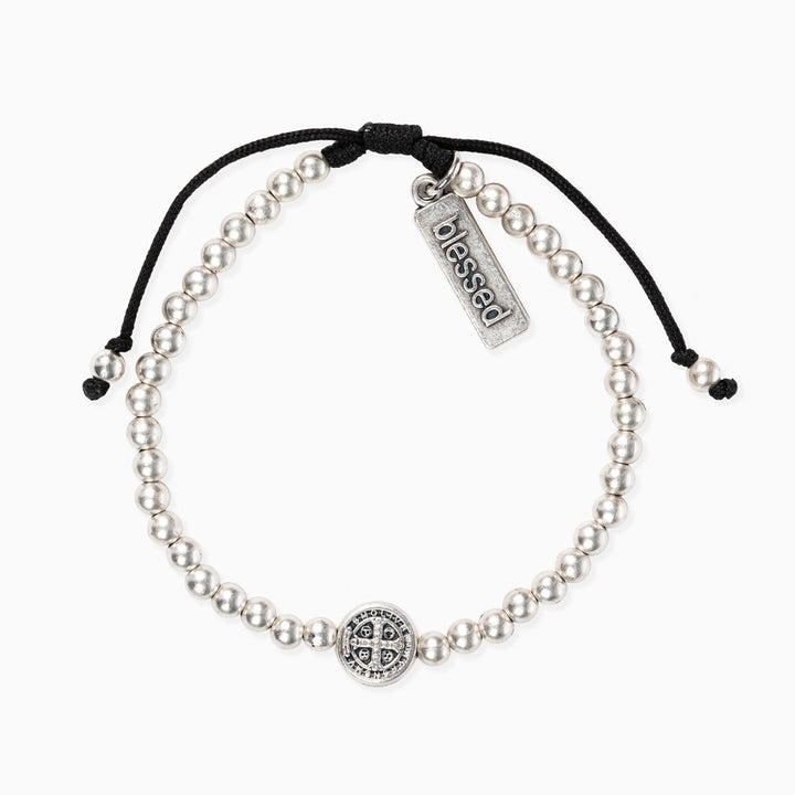 Mantra of Love Benedictine Bracelet - Silver