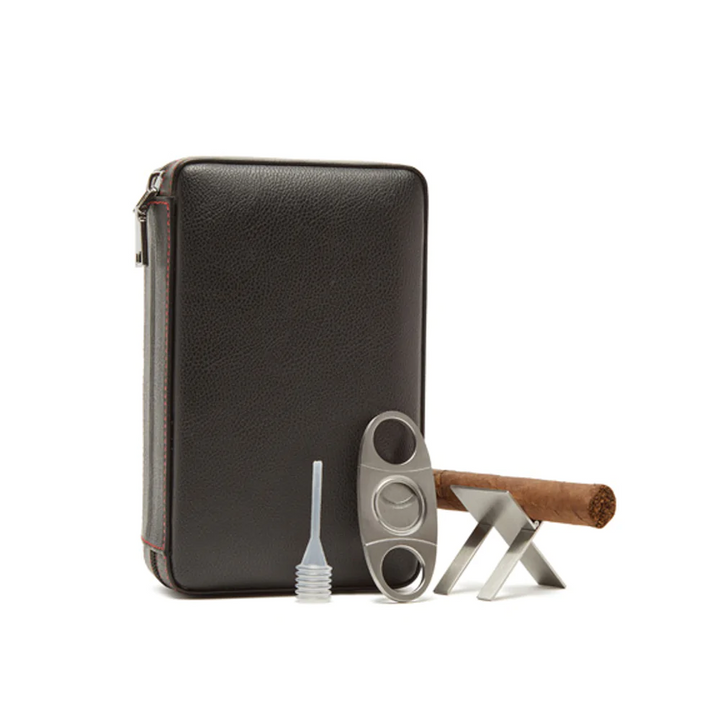 Liam Cigar Travel Case (Black)