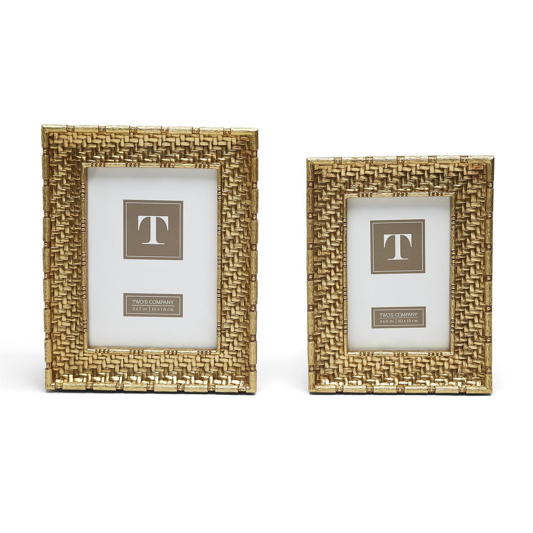 Gold Weave Frame - Large