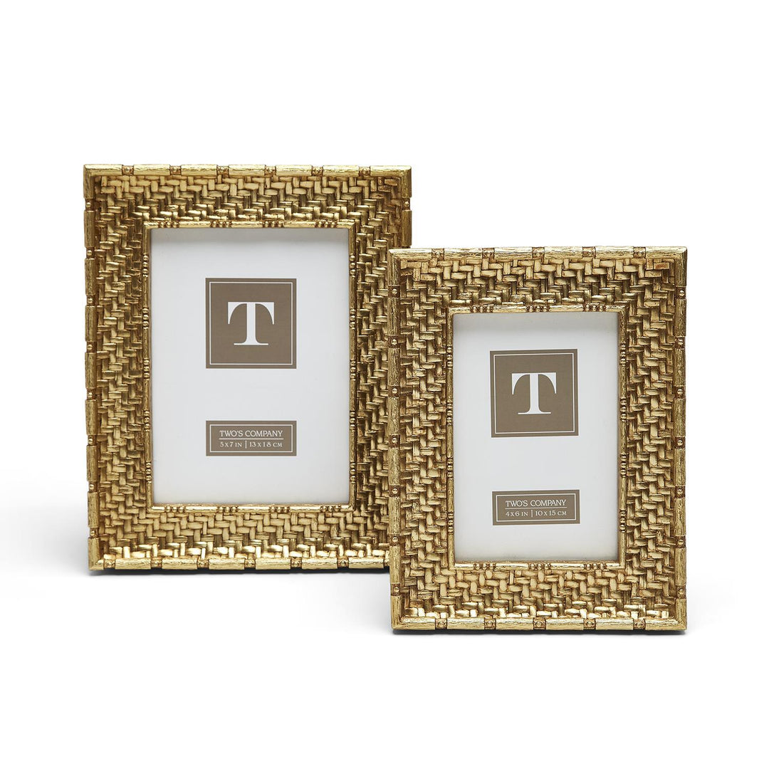 Gold Weave Frame - Large