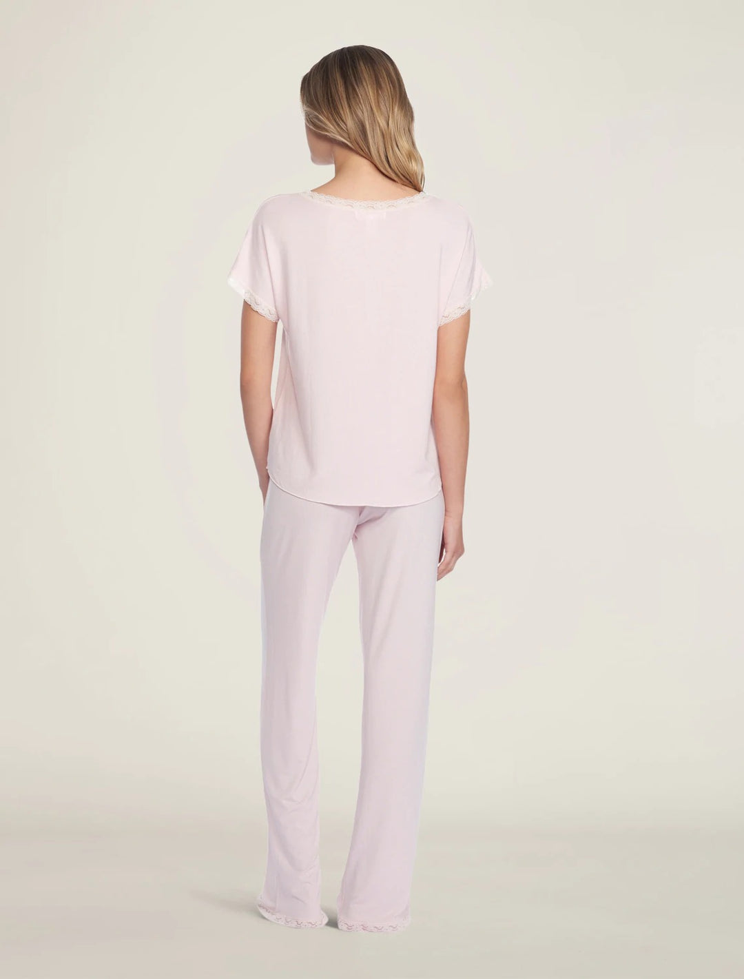 Luxe Milk Jersey® V-neck Tee & Classic Pant Set