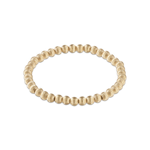 Dignity Gold 5mm Bead Bracelet