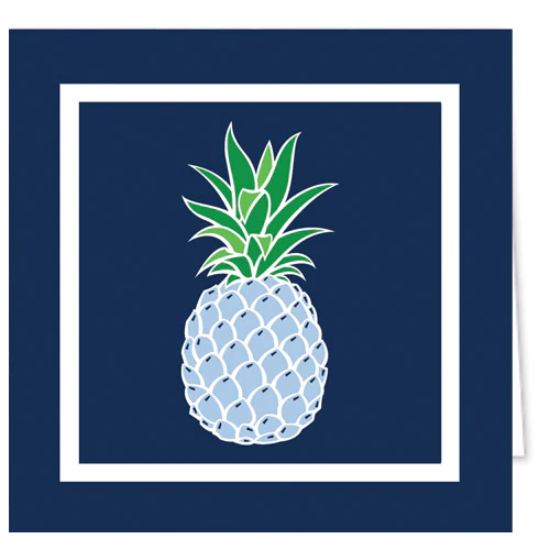 Enclosure Cards - Blue Pineapple