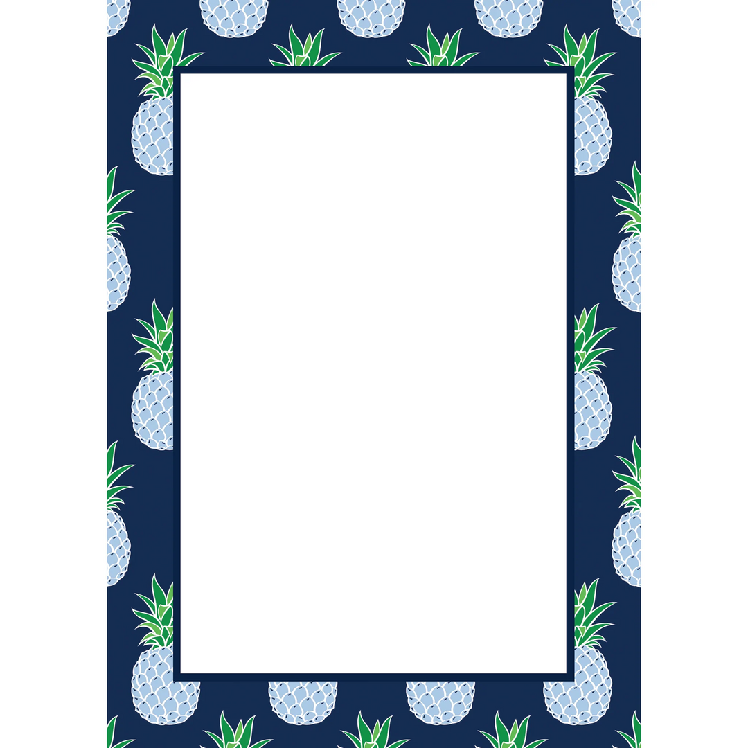 5 X 7 Notepad - Blue Pineapple