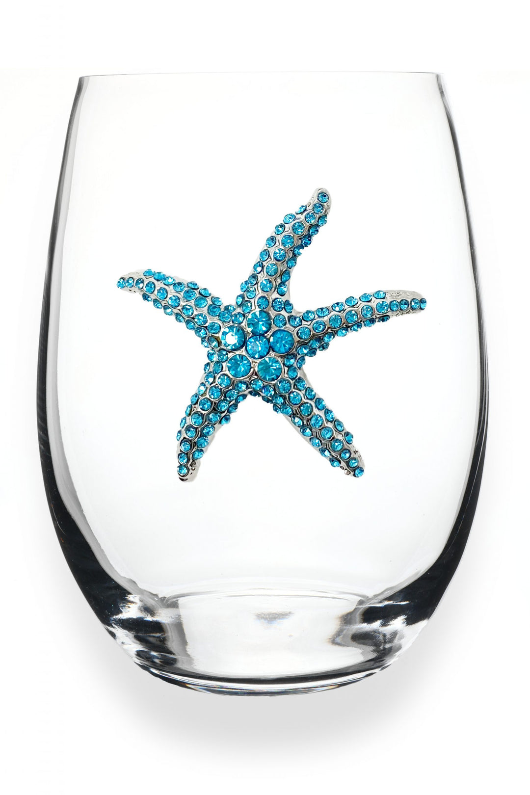 Blue Starfish Stemless