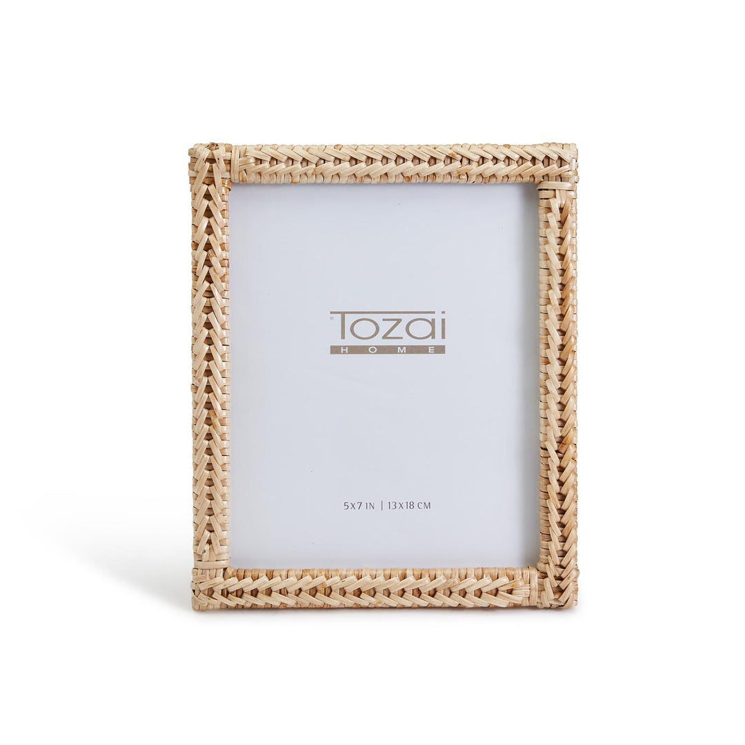 5" x 7" Woven Rattan Frame