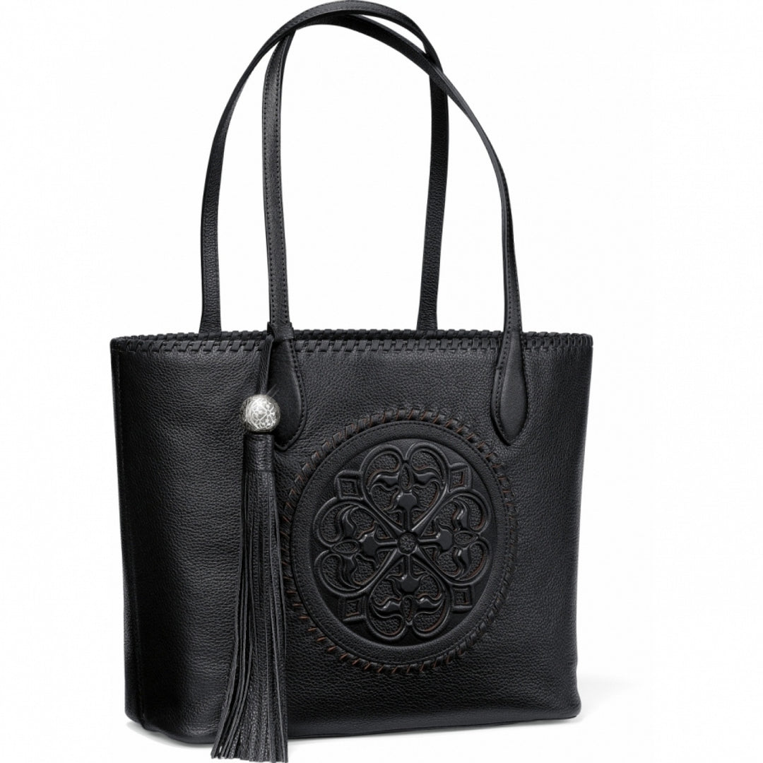 Gabriella Medallion Tote - Black