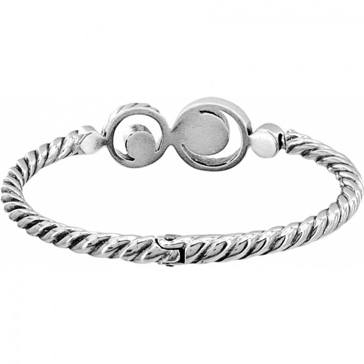 Halo Hinged Bangle