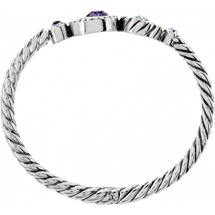 Halo Hinged Bangle