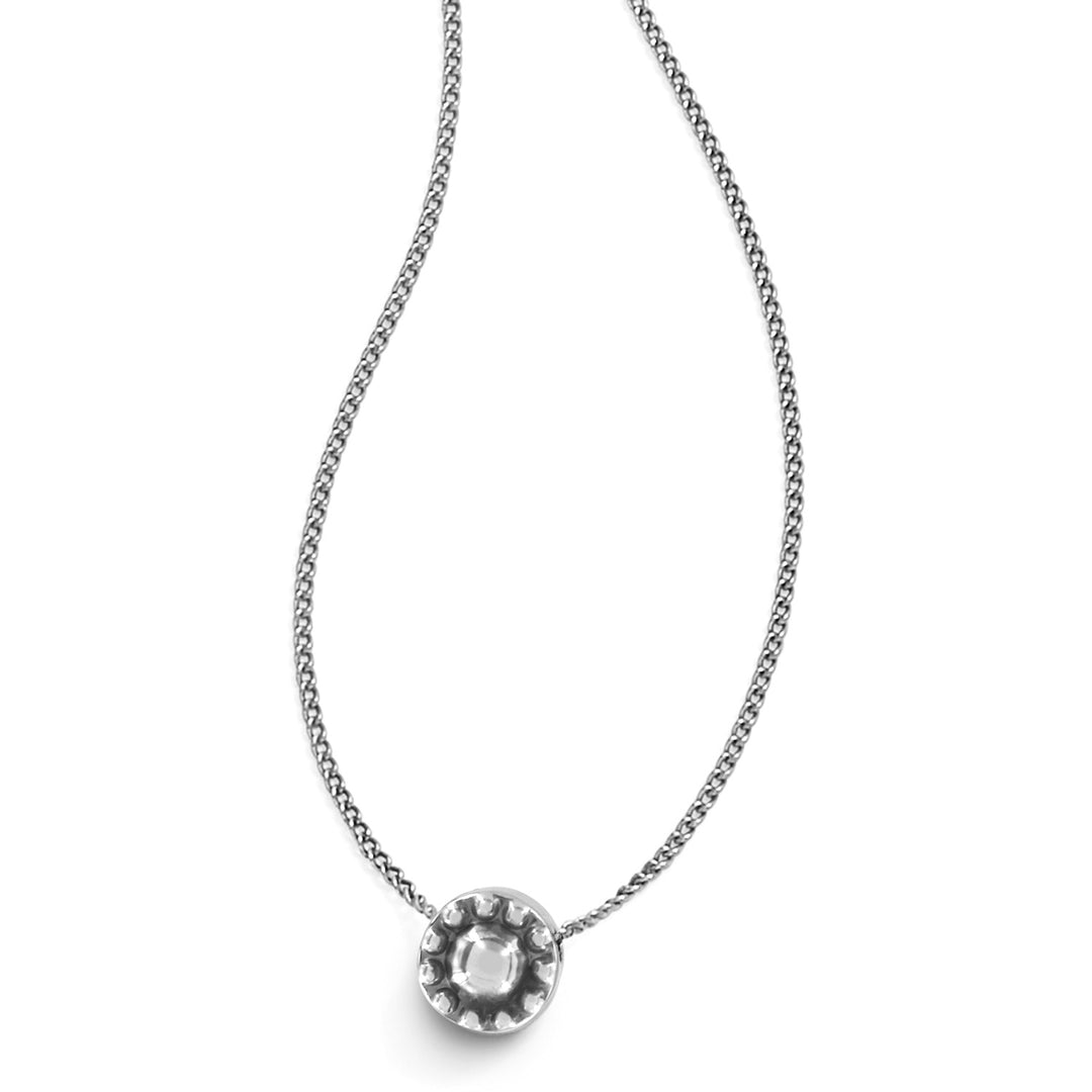 Illumina Solitaire Necklace - Silver