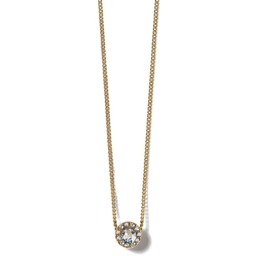 Illumina Solitaire Necklace - Gold