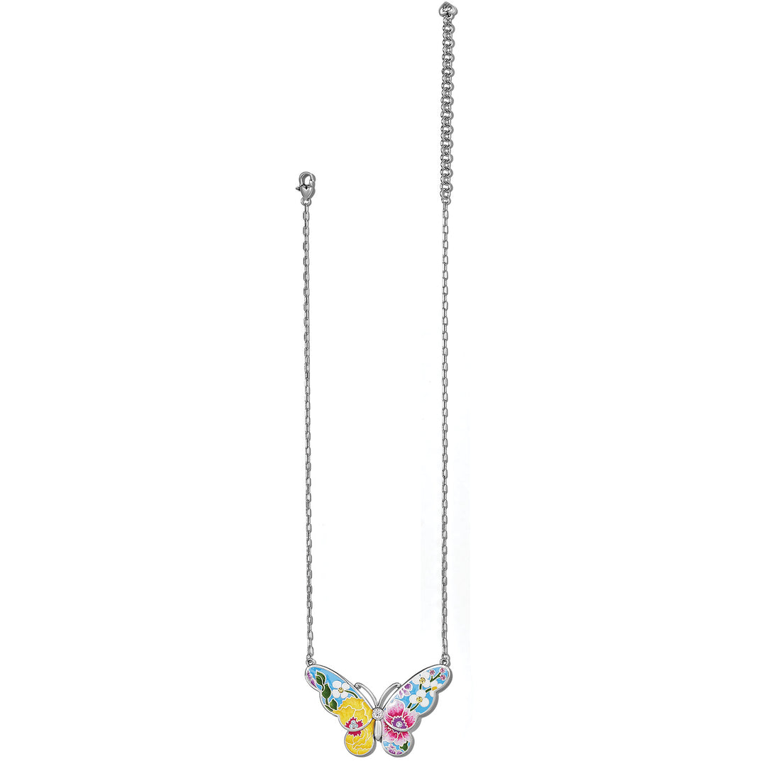 Blossom Hill Garden Butterfly Necklace