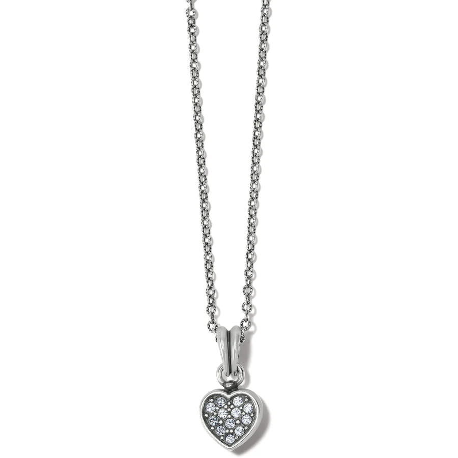 Meridian Zenith Heart Necklace - Silver