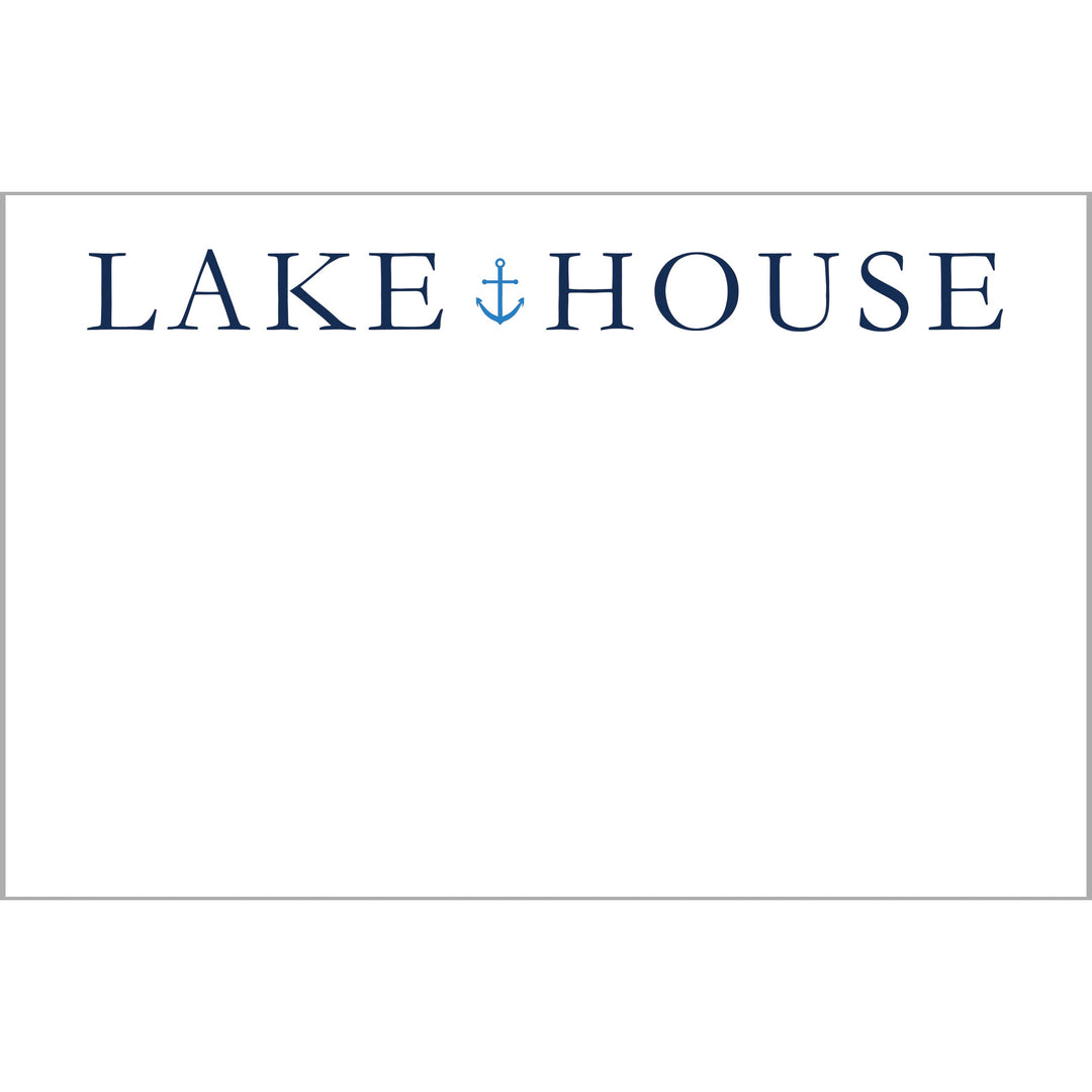 8.5 X 5.5 Slab Notepad - Lake House