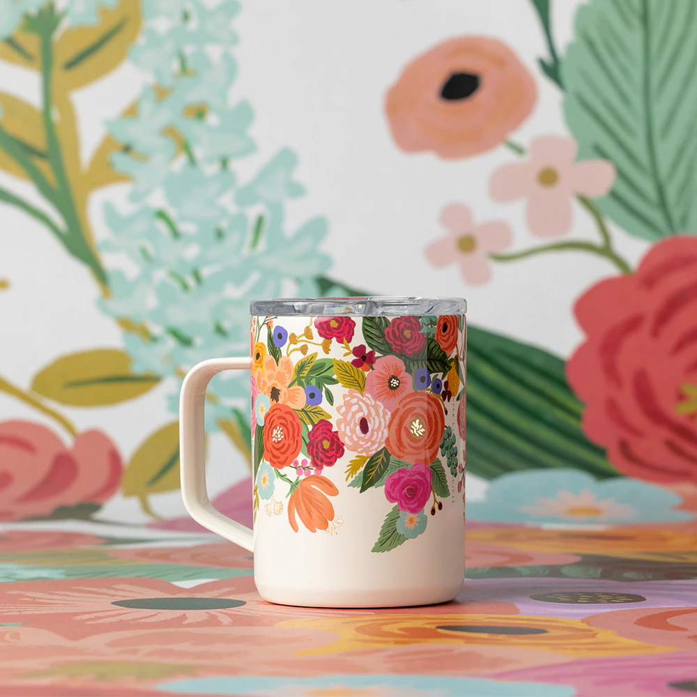 Lively Floral Garden Party 16 Oz Coffee Mug