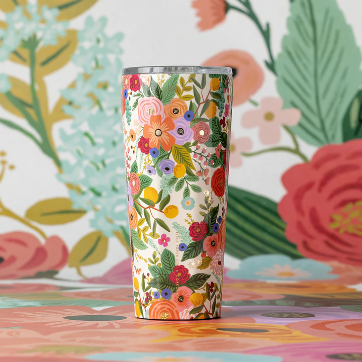 Lively Floral Garden Party 24 Oz Tumbler