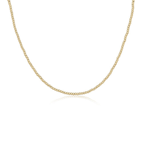 15" Choker Classic Gold 2.5mm Bead