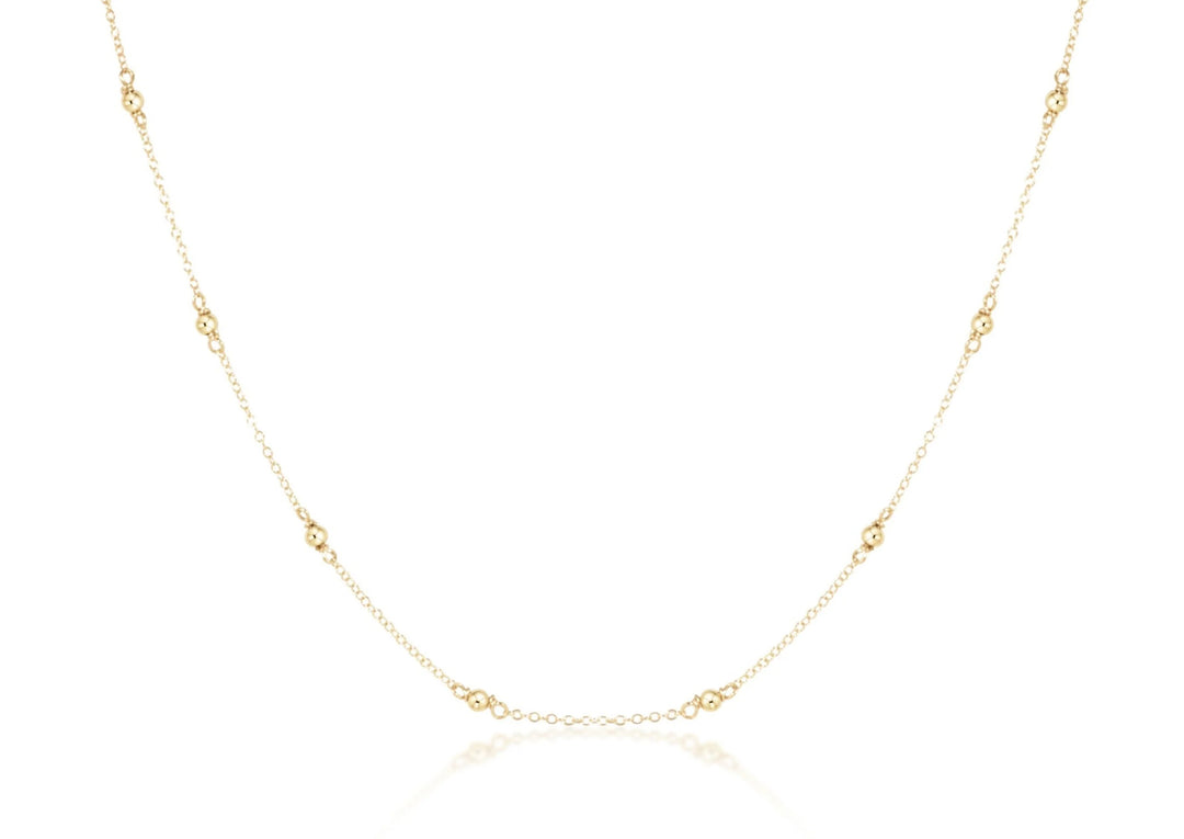 15" Choker Simplicity Chain Gold - Classic 2.5mm Gold