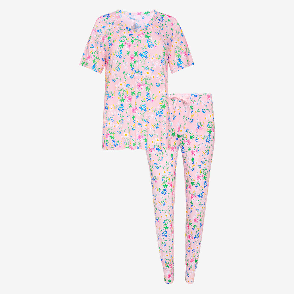 Nicole Women's Short Sleeve Pajama Set
