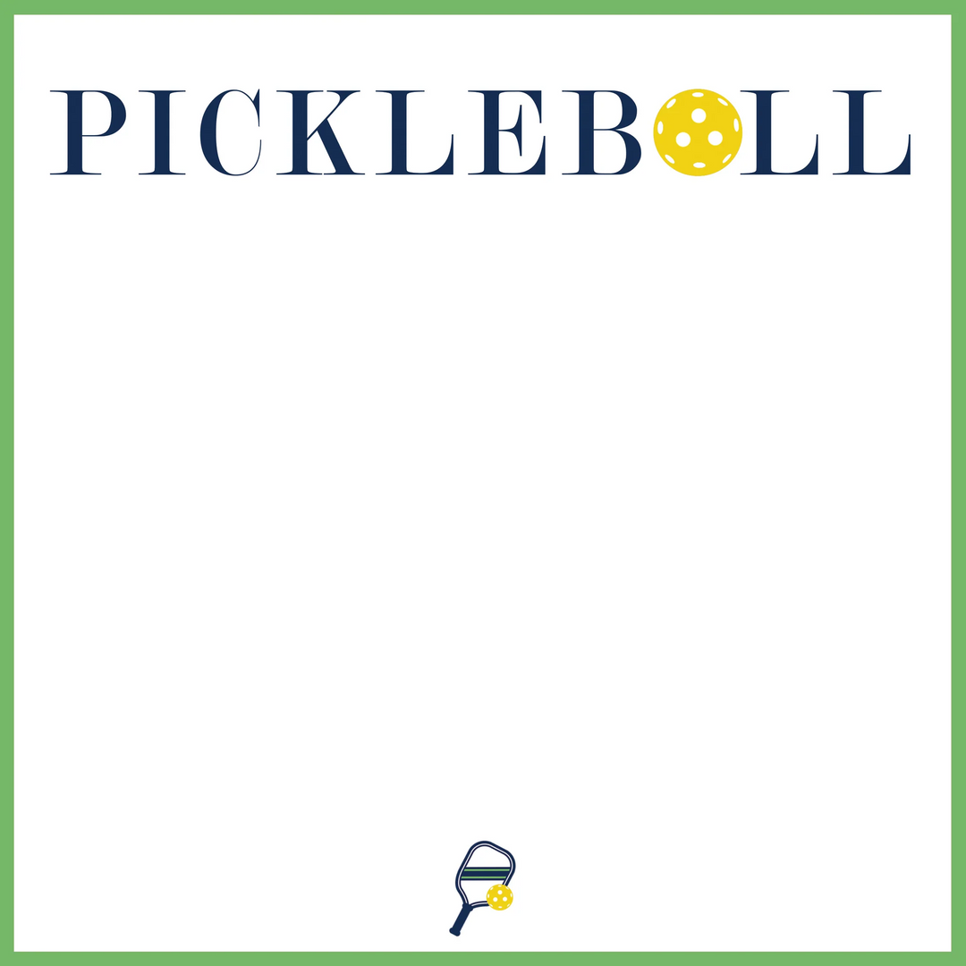 8.5 X 8.5 Slab Notepad - Pickleball