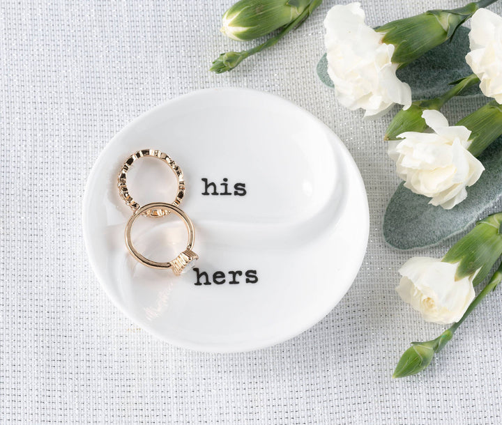 Lillian Rose "His Hers" Ring Dish