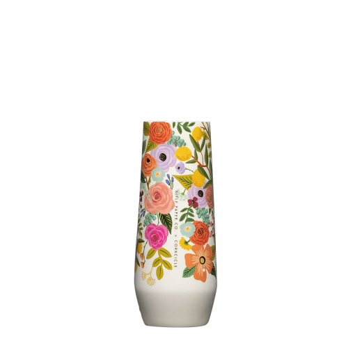 Lively Floral Garden Party 7 Oz Stemless Flute