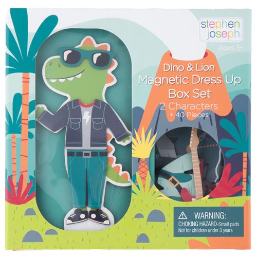 Magnetic Dress Up Doll - Dino And Lion