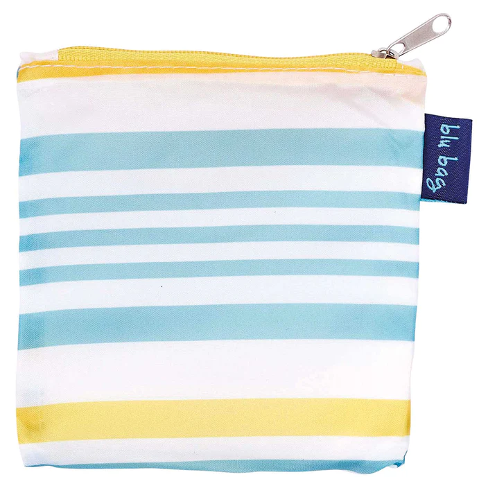 Summer Stripe Yellow Blu Bag