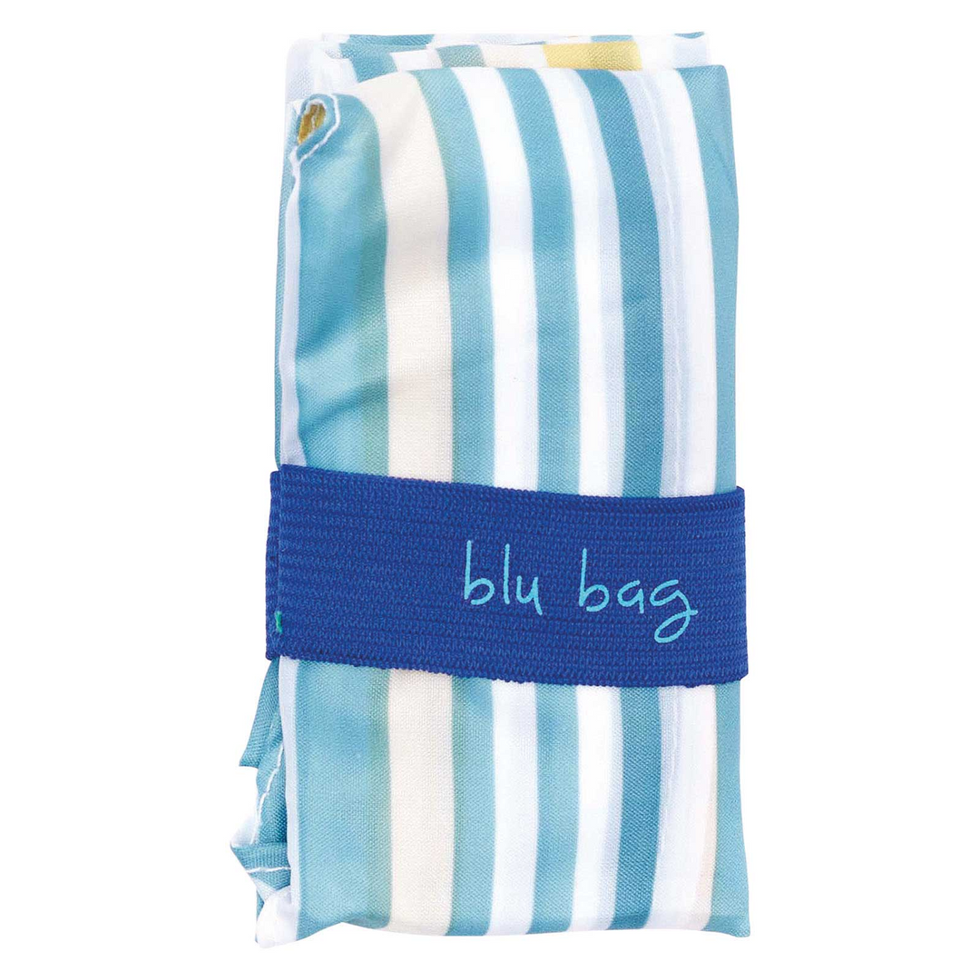 Summer Stripe Yellow Blu Bag