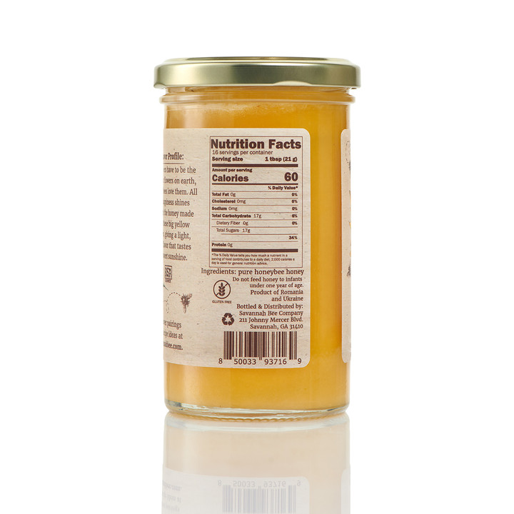 Sunflower Honey - 12 Oz