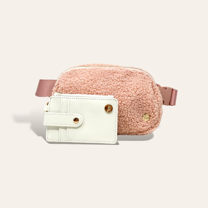 Sherpa All you Need Belt Bag + Wallet - Cozy Blush