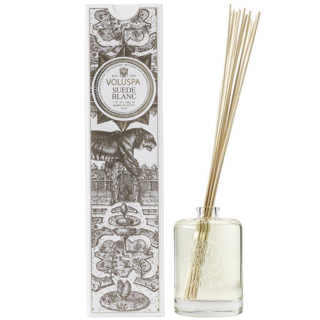 Suede Blanc - Home Reed Diffuser